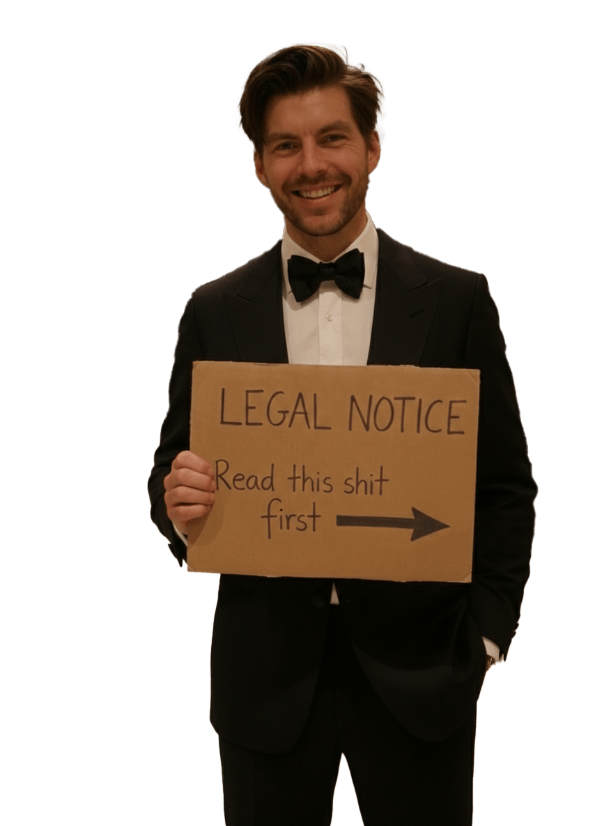 Legal Notice - Read this before you proceed